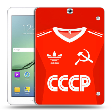 Силиконовый чехол на Samsung Galaxy Tab S2 9.7 с принтом Флаг Герб СССР