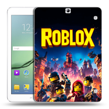 Силиконовый чехол на Samsung Galaxy Tab S2 9.7 с принтом Roblox Роблокс Силиконовый чехол на Samsung Galaxy Tab S2 9.7 с принтом Roblox Роблокс