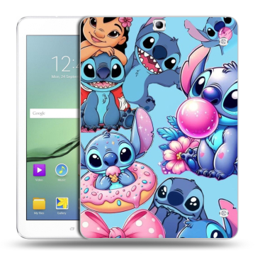 Силиконовый чехол на Samsung Galaxy Tab S2 9.7 с принтом Лило и Стич Силиконовый чехол на Samsung Galaxy Tab S2 9.7 с принтом Лило и Стич