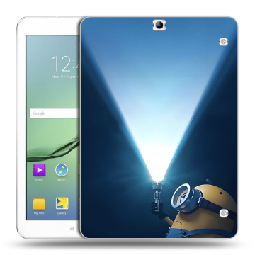 Силиконовый чехол на Samsung Galaxy Tab S2 9.7 с принтом Миньоны Силиконовый чехол на Samsung Galaxy Tab S2 9.7 с принтом Миньоны