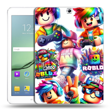 Силиконовый чехол на Samsung Galaxy Tab S2 9.7 с принтом Roblox Роблокс Силиконовый чехол на Samsung Galaxy Tab S2 9.7 с принтом Roblox Роблокс