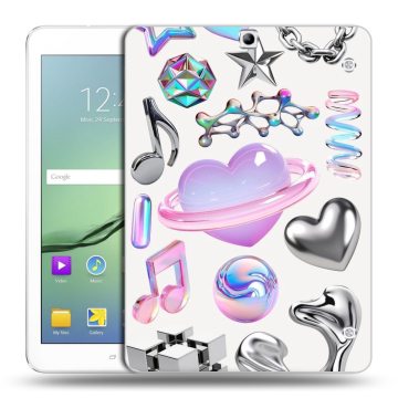 Силиконовый чехол на Samsung Galaxy Tab S2 9.7 с принтом Y2K