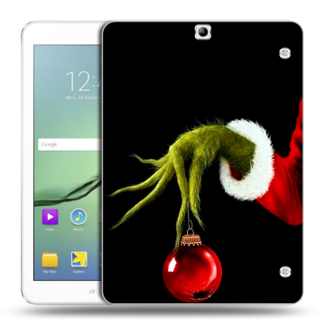 Силиконовый чехол на Samsung Galaxy Tab S2 9.7 с принтом Новый год Гринч