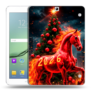 Силиконовый чехол на Samsung Galaxy Tab S2 9.7 с принтом Новый год