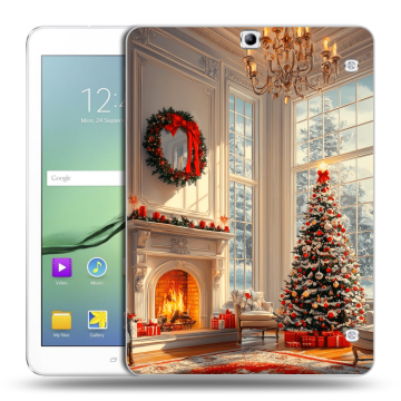 Силиконовый чехол на Samsung Galaxy Tab S2 9.7 с принтом Новый год