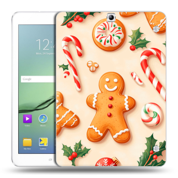 Силиконовый чехол на Samsung Galaxy Tab S2 9.7 с принтом Новый год
