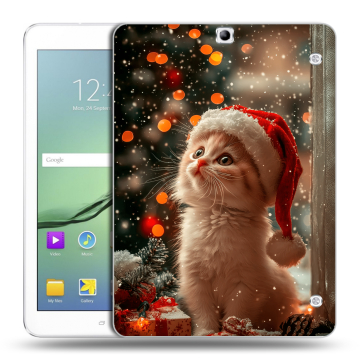 Силиконовый чехол на Samsung Galaxy Tab S2 9.7 с принтом Новый год
