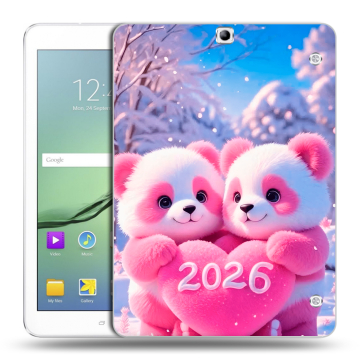 Силиконовый чехол на Samsung Galaxy Tab S2 9.7 с принтом Новый год