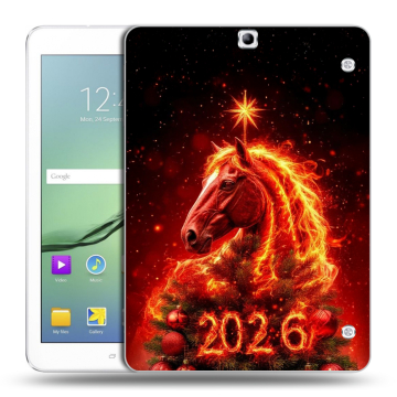 Силиконовый чехол на Samsung Galaxy Tab S2 9.7 с принтом Новый год