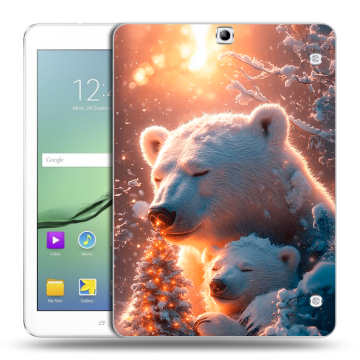 Силиконовый чехол на Samsung Galaxy Tab S2 9.7 с принтом Новый год