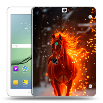 Силиконовый чехол на Samsung Galaxy Tab S2 9.7 с принтом Новый год