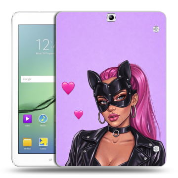 Силиконовый чехол на Samsung Galaxy Tab S2 9.7 с принтом женский