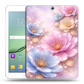 Силиконовый чехол на Samsung Galaxy Tab S2 9.7 с принтом женский