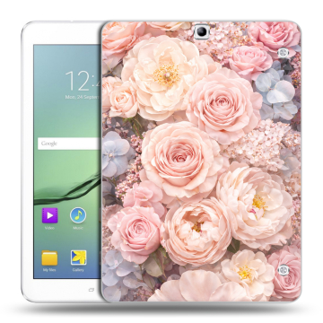 Силиконовый чехол на Samsung Galaxy Tab S2 9.7 с принтом женский