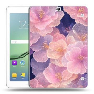 Силиконовый чехол на Samsung Galaxy Tab S2 9.7 с принтом женский