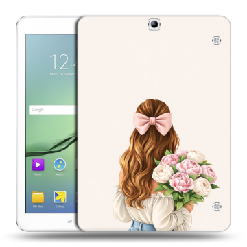 Силиконовый чехол на Samsung Galaxy Tab S2 9.7 с принтом женский