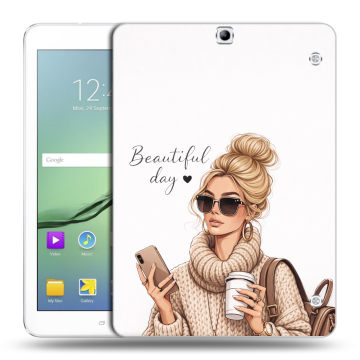 Силиконовый чехол на Samsung Galaxy Tab S2 9.7 с принтом женский Силиконовый чехол на Samsung Galaxy Tab S2 9.7 с принтом женский