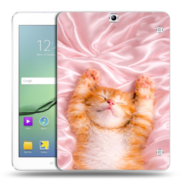 Силиконовый чехол на Samsung Galaxy Tab S2 9.7 с принтом женский