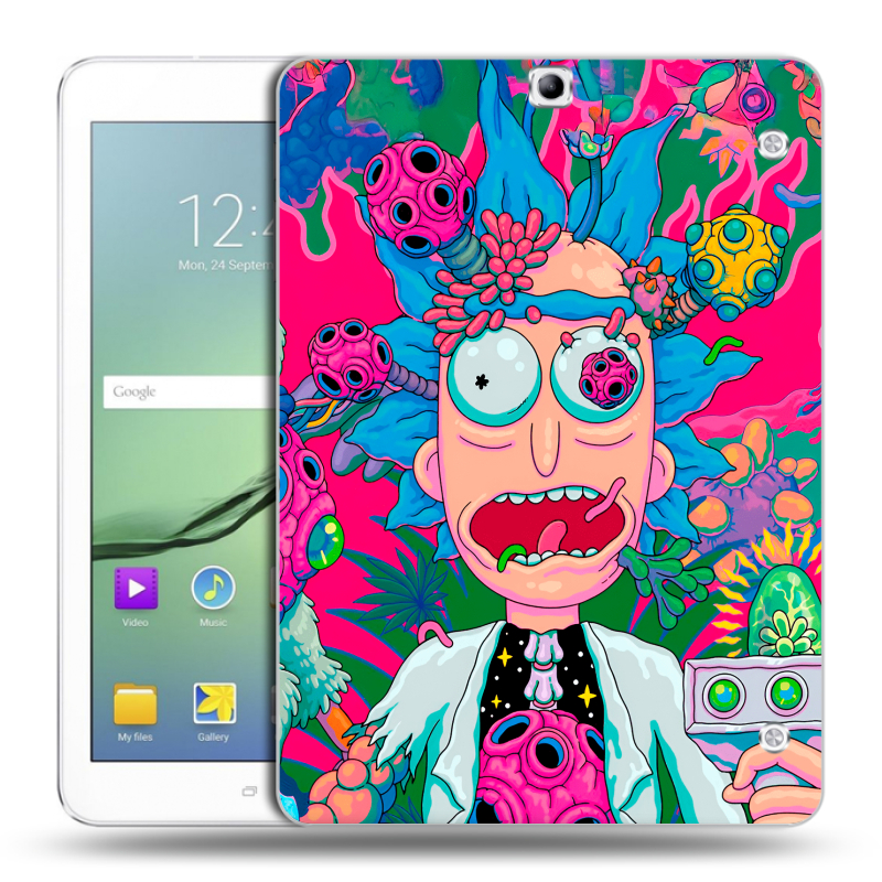 Силиконовый чехол на Samsung Galaxy Tab S2 9.7 с принтом Рик и Морти Rick Morty Силиконовый чехол на Samsung Galaxy Tab S2 9.7 с принтом Рик и Морти Rick Morty