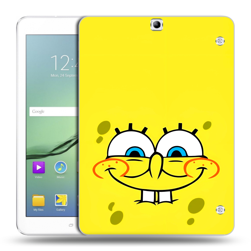Силиконовый чехол на Samsung Galaxy Tab S2 9.7 с принтом спанчбоб спанч боб Силиконовый чехол на Samsung Galaxy Tab S2 9.7 с принтом спанчбоб спанч боб