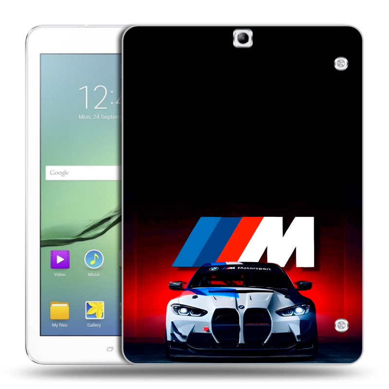 Силиконовый чехол на Samsung Galaxy Tab S2 9.7 с принтом БМВ BMW Силиконовый чехол на Samsung Galaxy Tab S2 9.7 с принтом БМВ BMW