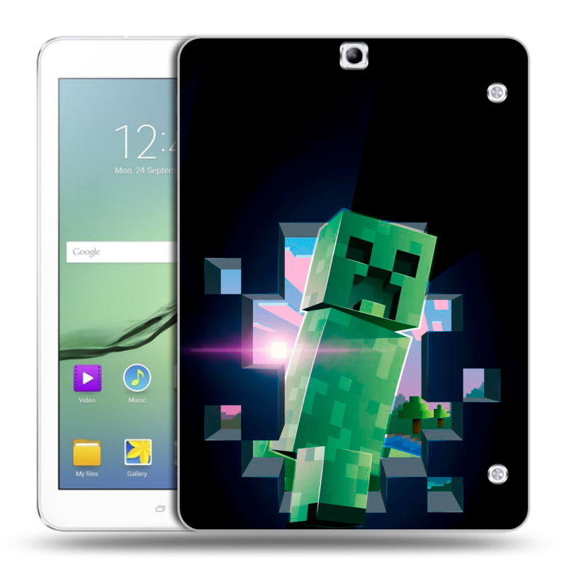Силиконовый чехол на Samsung Galaxy Tab S2 9.7 с принтом Майнкрафт Minecraft Силиконовый чехол на Samsung Galaxy Tab S2 9.7 с принтом Майнкрафт Minecraft