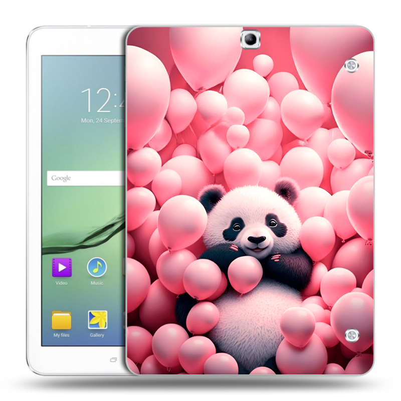 Силиконовый чехол на Samsung Galaxy Tab S2 9.7 с принтом Панда Силиконовый чехол на Samsung Galaxy Tab S2 9.7 с принтом Панда