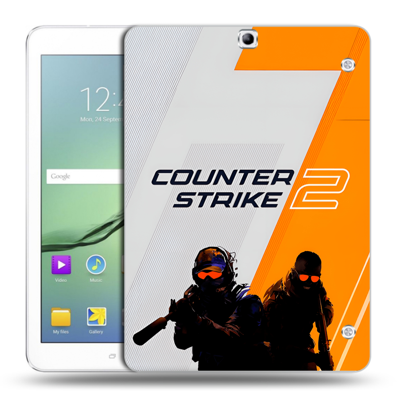 Силиконовый чехол на Samsung Galaxy Tab S2 9.7 с принтом Counter Strike Силиконовый чехол на Samsung Galaxy Tab S2 9.7 с принтом Counter Strike