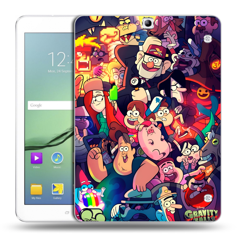 Силиконовый чехол на Samsung Galaxy Tab S2 9.7 с принтом Gravity Falls Гравити Фолз Силиконовый чехол на Samsung Galaxy Tab S2 9.7 с принтом Gravity Falls Гравити Фолз