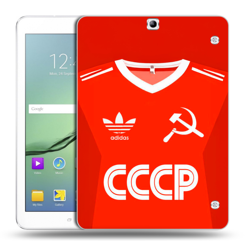 Силиконовый чехол на планшета Samsung Galaxy Tab S2 9.7 с принтом Флаг Герб СССР Силиконовый чехол на планшета Samsung Galaxy Tab S2 9.7 с принтом Флаг Герб СССР