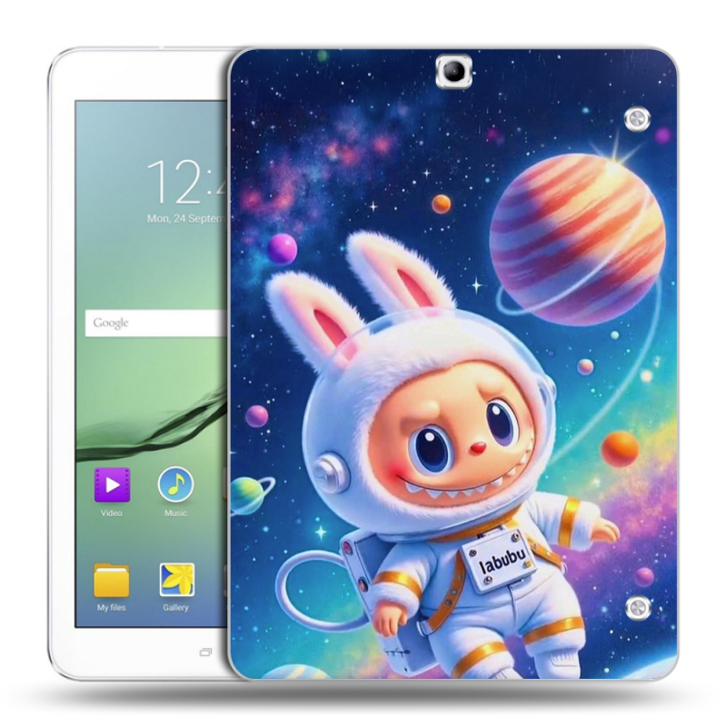 Силиконовый чехол на Samsung Galaxy Tab S2 9.7 с принтом Labubu Лабубу Силиконовый чехол на Samsung Galaxy Tab S2 9.7 с принтом Labubu Лабубу