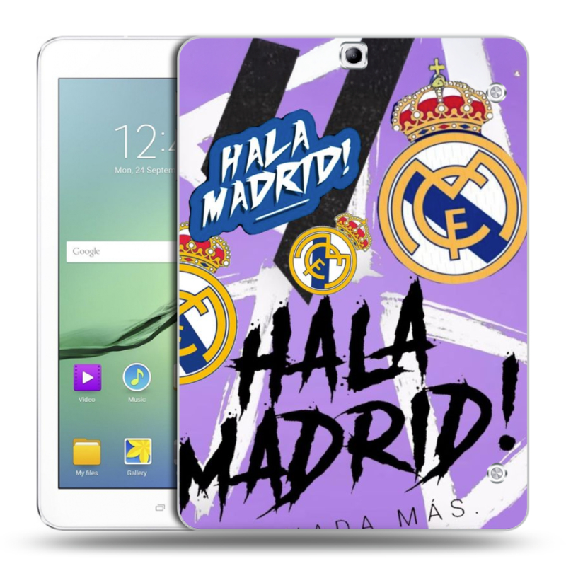 Силиконовый чехол на Samsung Galaxy Tab S2 9.7 с принтом Real Madrid Реал Мадрид Силиконовый чехол на Samsung Galaxy Tab S2 9.7 с принтом Real Madrid Реал Мадрид