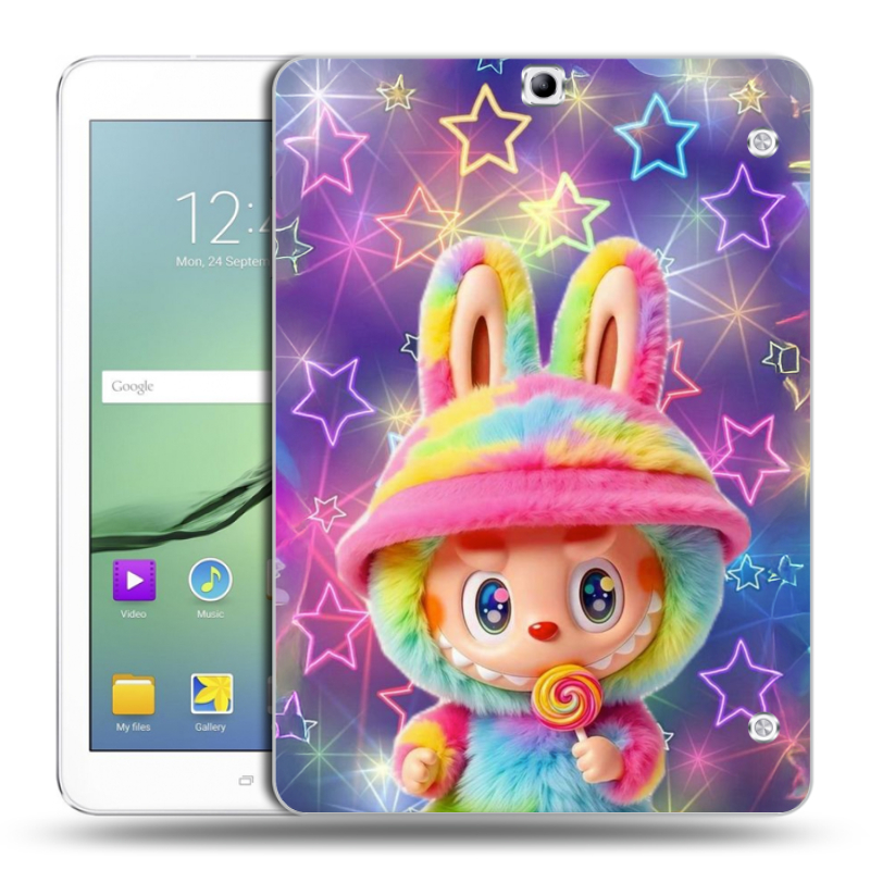 Силиконовый чехол на Samsung Galaxy Tab S2 9.7 с принтом Labubu Лабубу Силиконовый чехол на Samsung Galaxy Tab S2 9.7 с принтом Labubu Лабубу