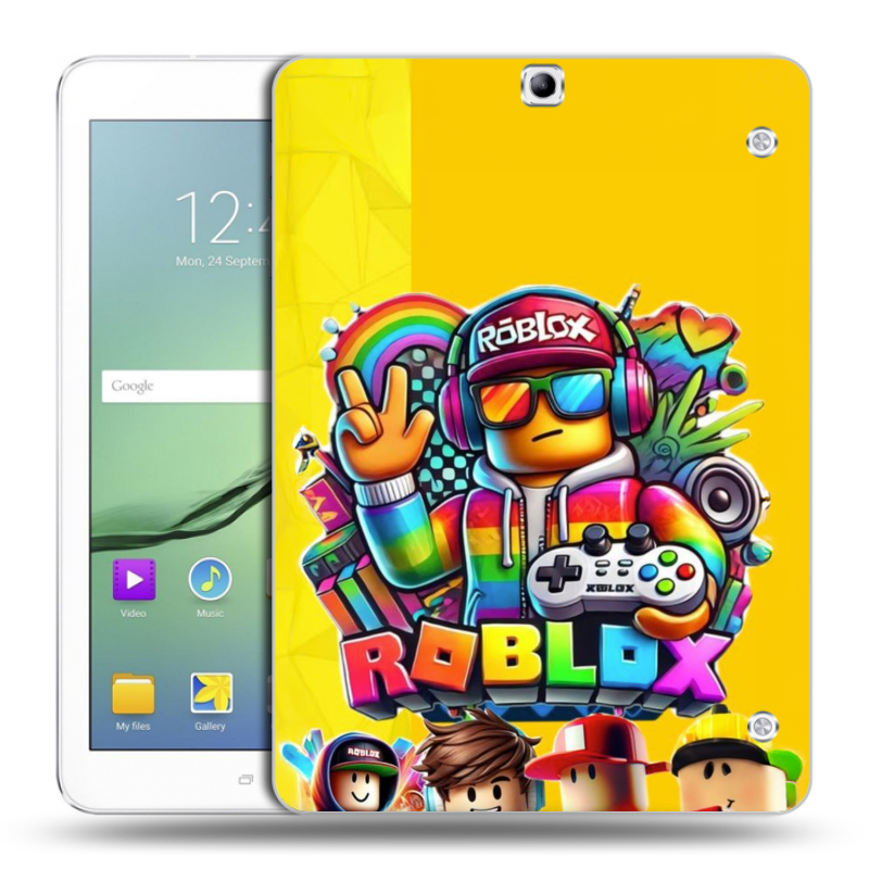 Силиконовый чехол на Samsung Galaxy Tab S2 9.7 с принтом Roblox Роблокс Силиконовый чехол на Samsung Galaxy Tab S2 9.7 с принтом Roblox Роблокс