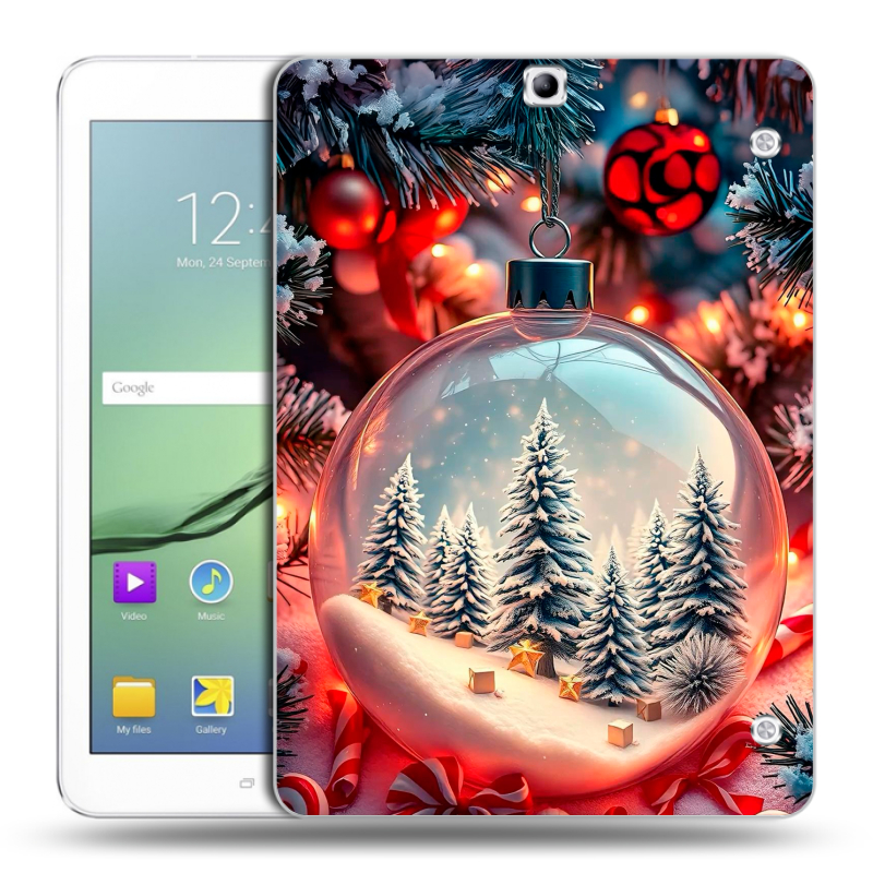 Силиконовый чехол на Samsung Galaxy Tab S2 9.7 с принтом Новый год Силиконовый чехол на Samsung Galaxy Tab S2 9.7 с принтом Новый год