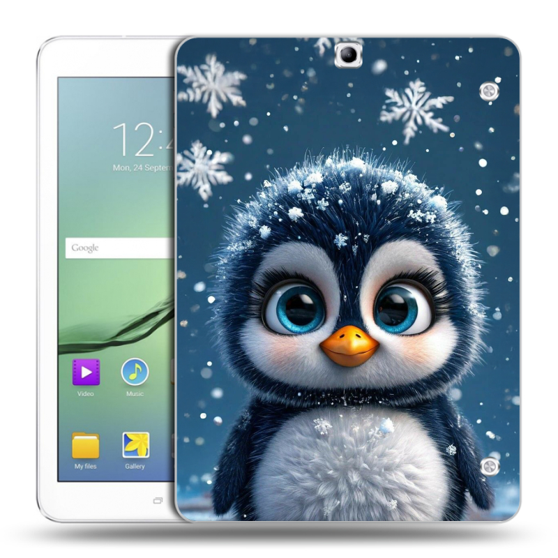Силиконовый чехол на Samsung Galaxy Tab S2 9.7 с принтом Новый год Силиконовый чехол на Samsung Galaxy Tab S2 9.7 с принтом Новый год