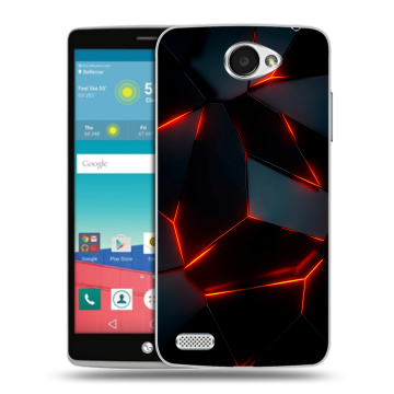 Пластиковый чехол на LG Max с принтом Яркие абстракции Пластиковый чехол на LG Max с принтом Яркие абстракции