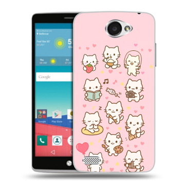 Пластиковый чехол на LG Max с принтом Hello Kitty Хелоу Кити Пластиковый чехол на LG Max с принтом Hello Kitty Хелоу Кити