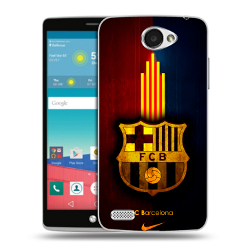 Пластиковый чехол на LG Max с принтом Барселона Barcelona