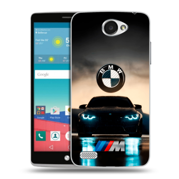 Пластиковый чехол на LG Max с принтом БМВ BMW