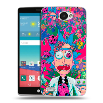 Пластиковый чехол на LG Max с принтом Рик и Морти Rick Morty Пластиковый чехол на LG Max с принтом Рик и Морти Rick Morty