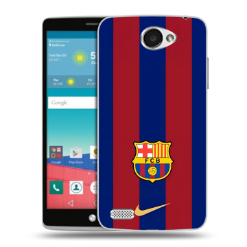 Пластиковый чехол на LG Max с принтом Барселона Barcelona