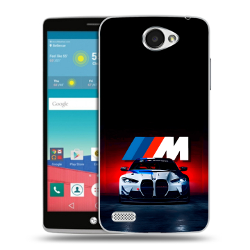 Пластиковый чехол на LG Max с принтом БМВ BMW