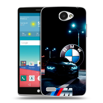 Пластиковый чехол на LG Max с принтом БМВ BMW