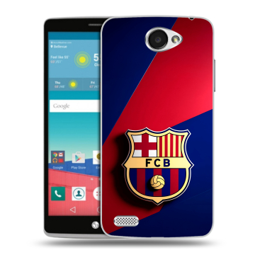 Пластиковый чехол на LG Max с принтом Барселона Barcelona
