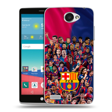 Пластиковый чехол на LG Max с принтом Барселона Barcelona