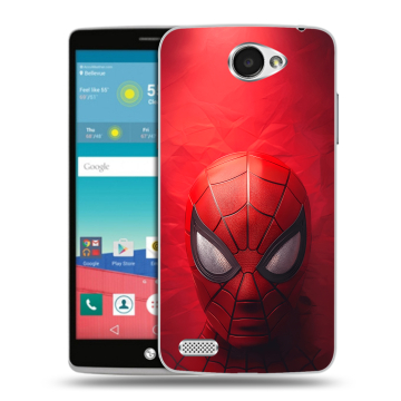 Пластиковый чехол на LG Max с принтом Spiderman Человек паук Пластиковый чехол на LG Max с принтом Spiderman Человек паук