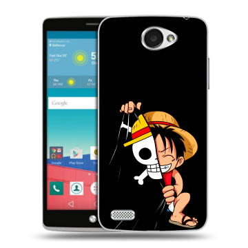 Пластиковый чехол на LG Max с принтом One Piece Ван Пис