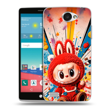 Пластиковый чехол на LG Max с принтом Labubu Лабубу Пластиковый чехол на LG Max с принтом Labubu Лабубу