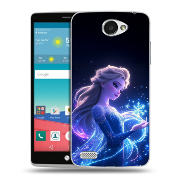 Пластиковый чехол на LG Max с принтом Холодное сердце Frozen Пластиковый чехол на LG Max с принтом Холодное сердце Frozen